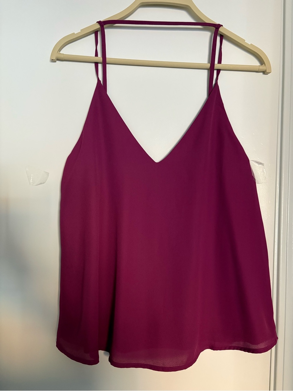 Lulu's Deep Magenta V-Neck Spaghetti Strap Cami